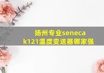 扬州专业seneca k121温度变送器哪家强